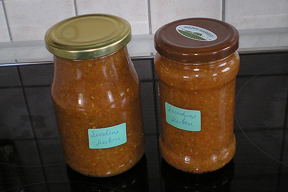 Zucchini - Gurken Chutney von Rosinenkind