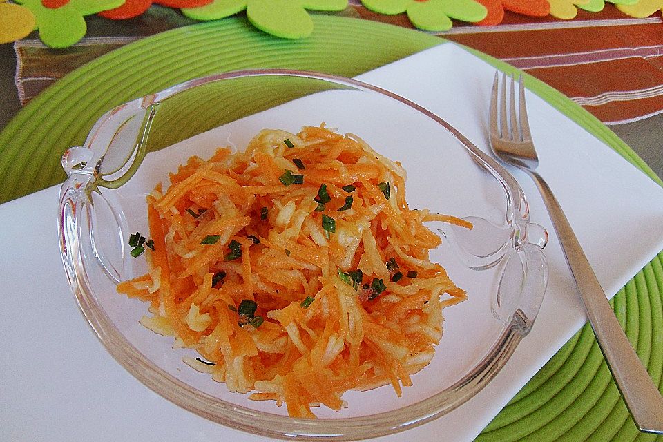 Möhrensalat / Karottensalat à la coco