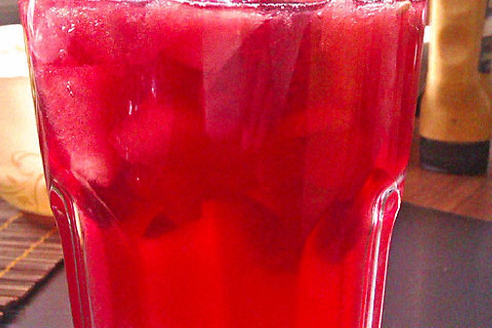 Himbeer-Melonen-Bowle alkoholfrei