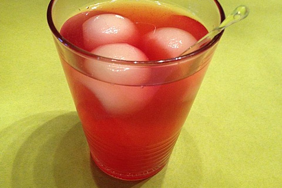 Himbeer-Melonen-Bowle alkoholfrei