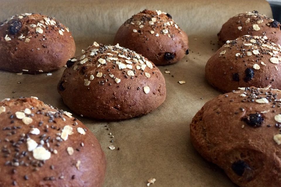 Dinkel - Rosinenbrötchen