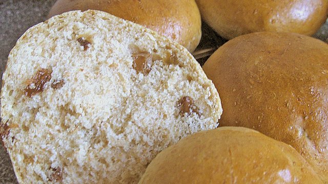Dinkel - Rosinenbrötchen