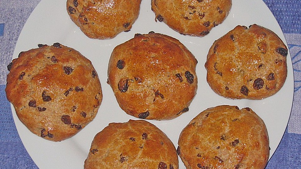 Dinkel - Rosinenbrötchen