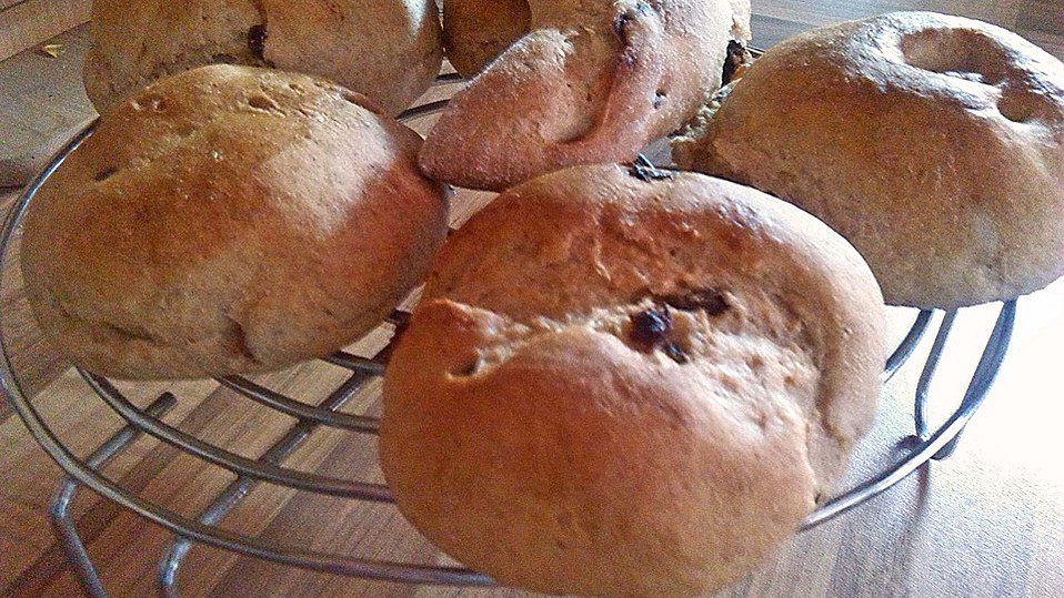Dinkel - Rosinenbrötchen