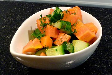 Papaya Gurken Salat Chefkoch