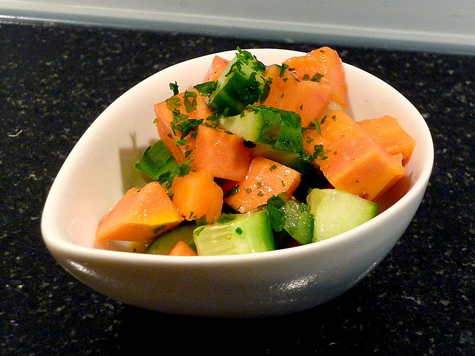 Papaya - Gurken - Salat| Chefkoch