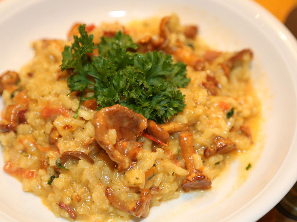 Risotto con Gallinacci von heimwerkerkönig Chefkoch