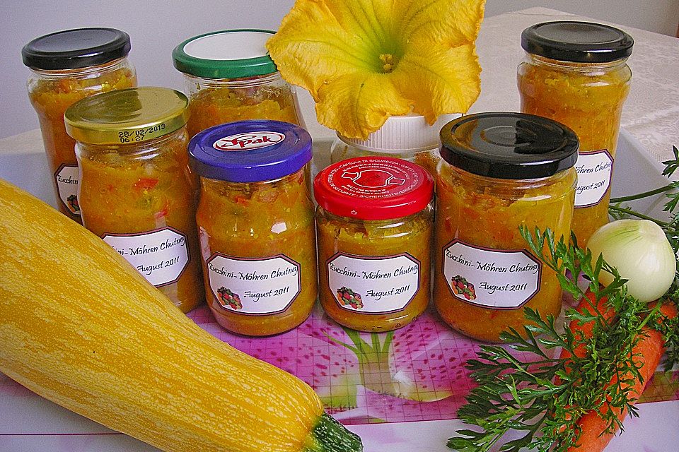 Zucchini - Möhren Chutney