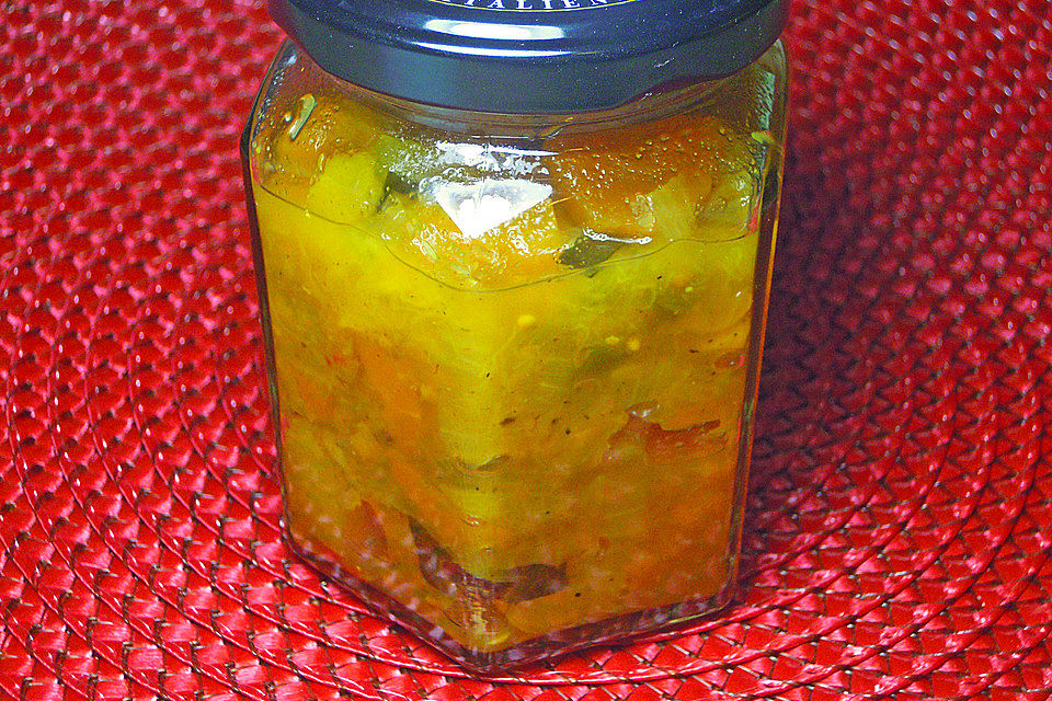 Zucchini - Möhren Chutney