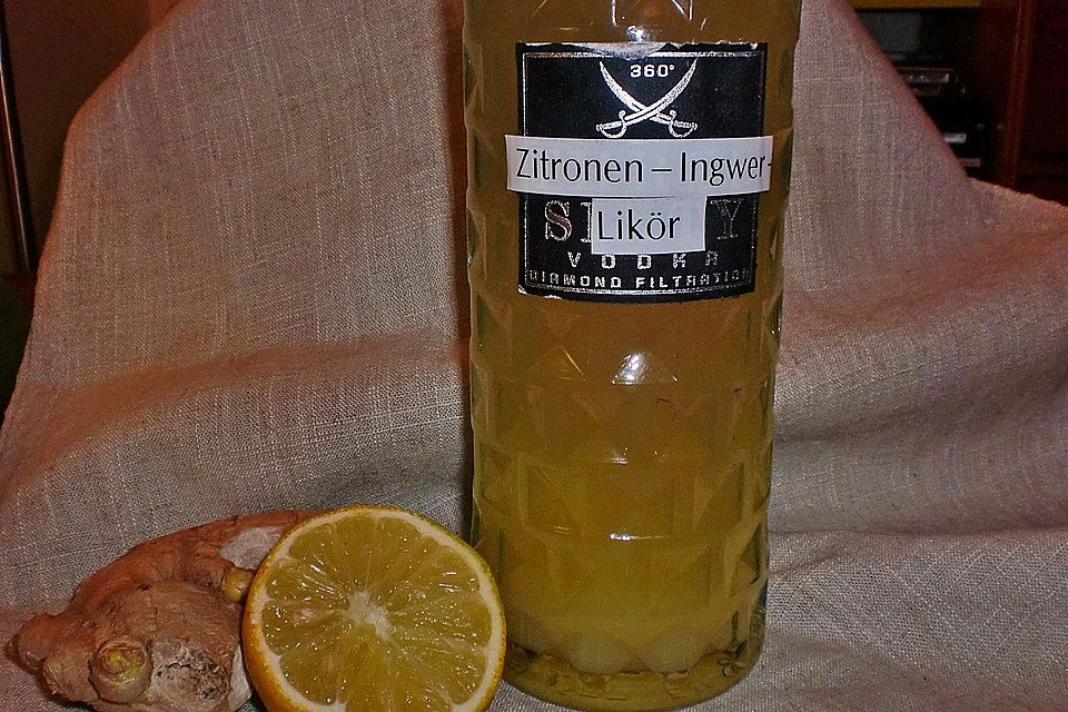 Zitronen - Ingwer - Likör