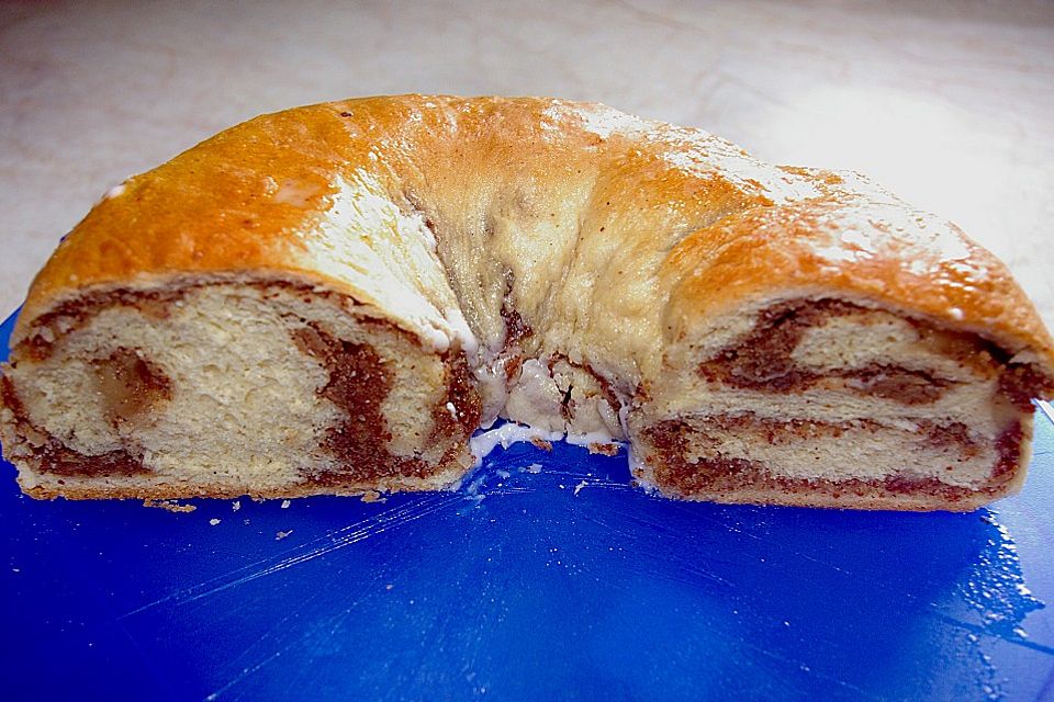 Mandel - Germteig - Kuchen