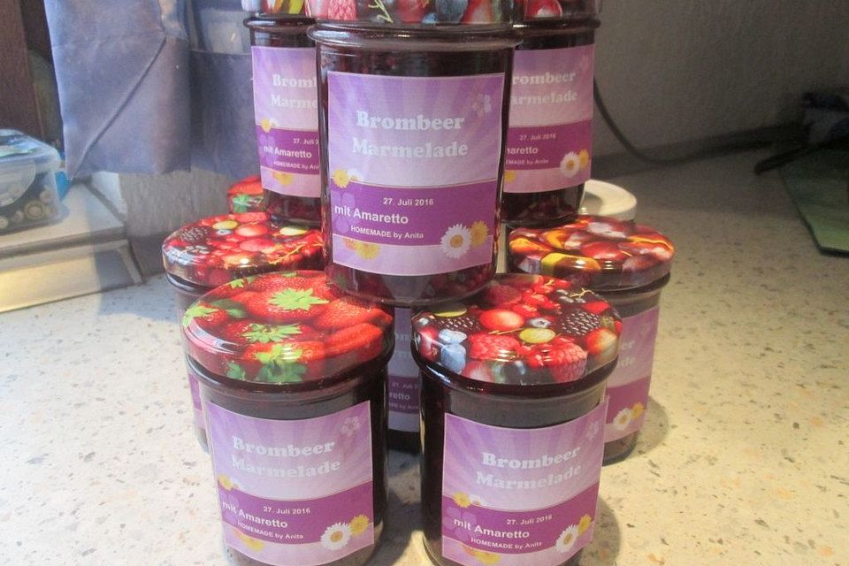 Brombeer - Mandel - Amaretto - Marmelade