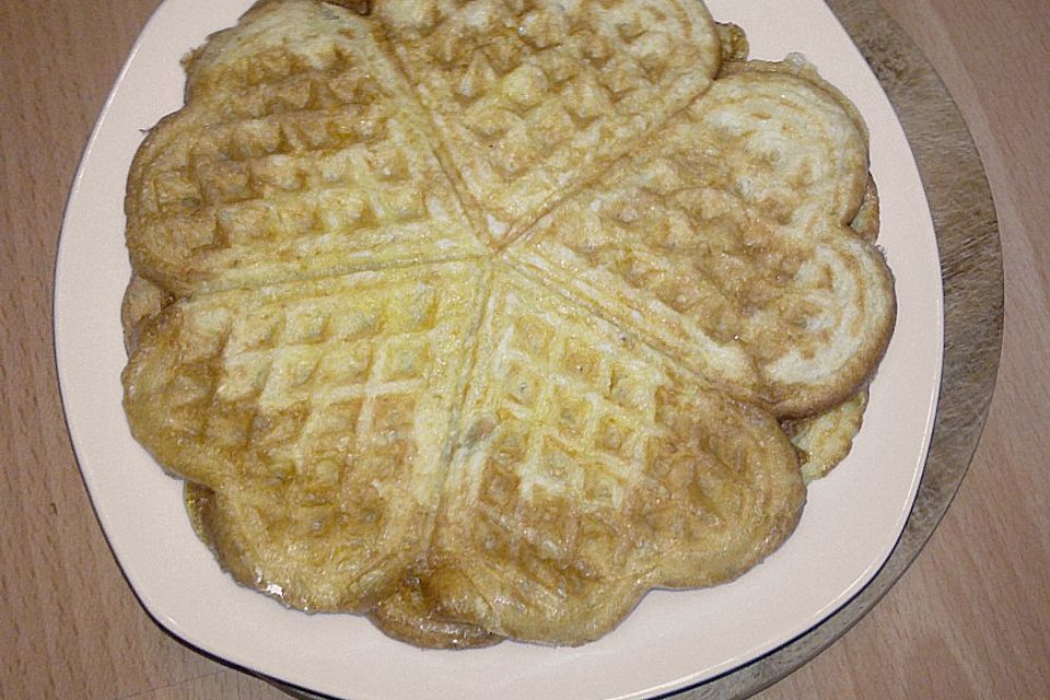 Kartoffelpuffer aus dem Waffeleisen