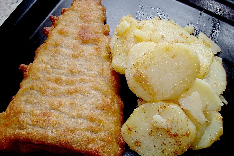 Pangasiusfilet mit Bratkartoffeln