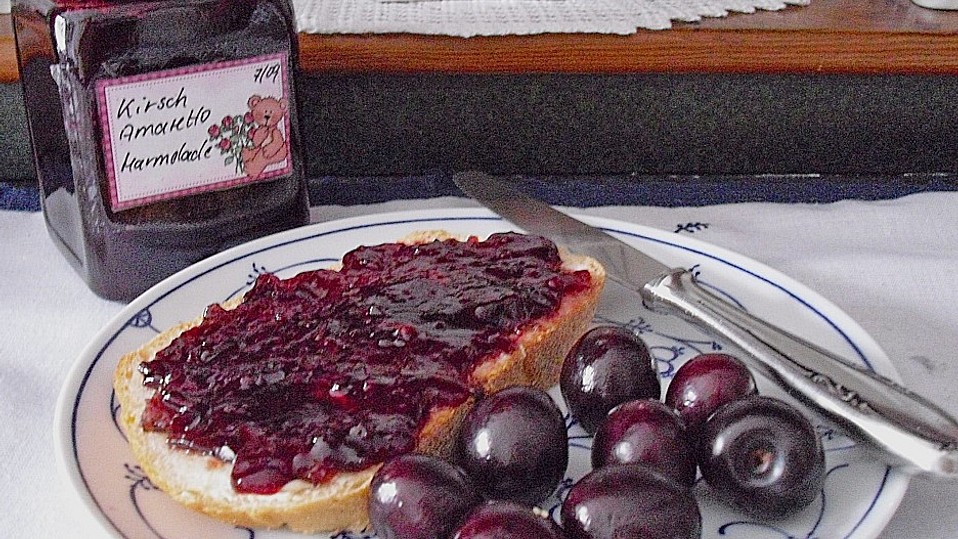 Kirschmarmelade mit Amaretto von tasmia Kirschmarmelade mit Amaretto von tasmia