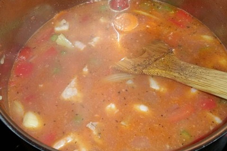 Mediterrane Fischsuppe