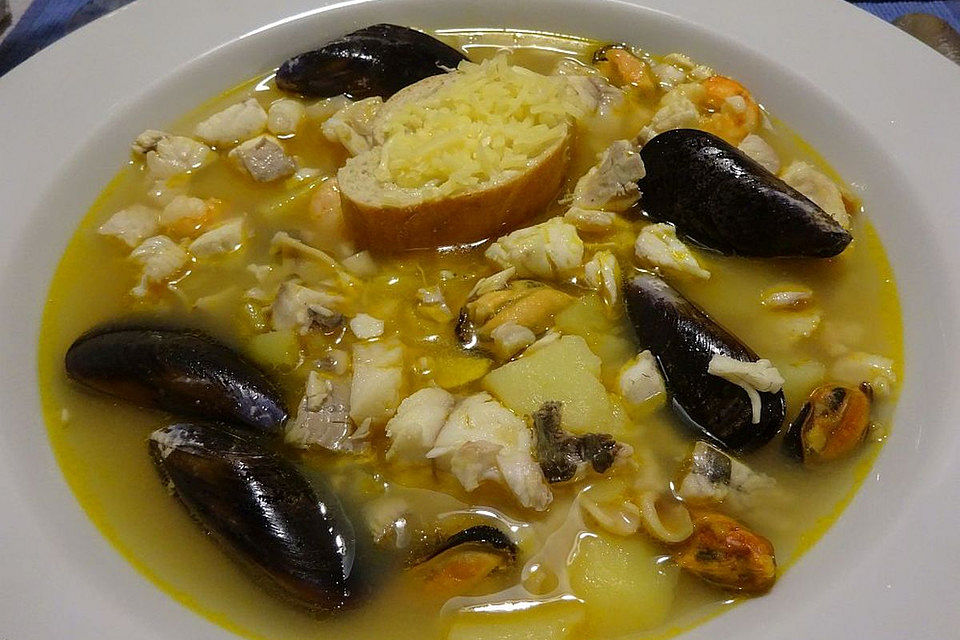 Mediterrane Fischsuppe