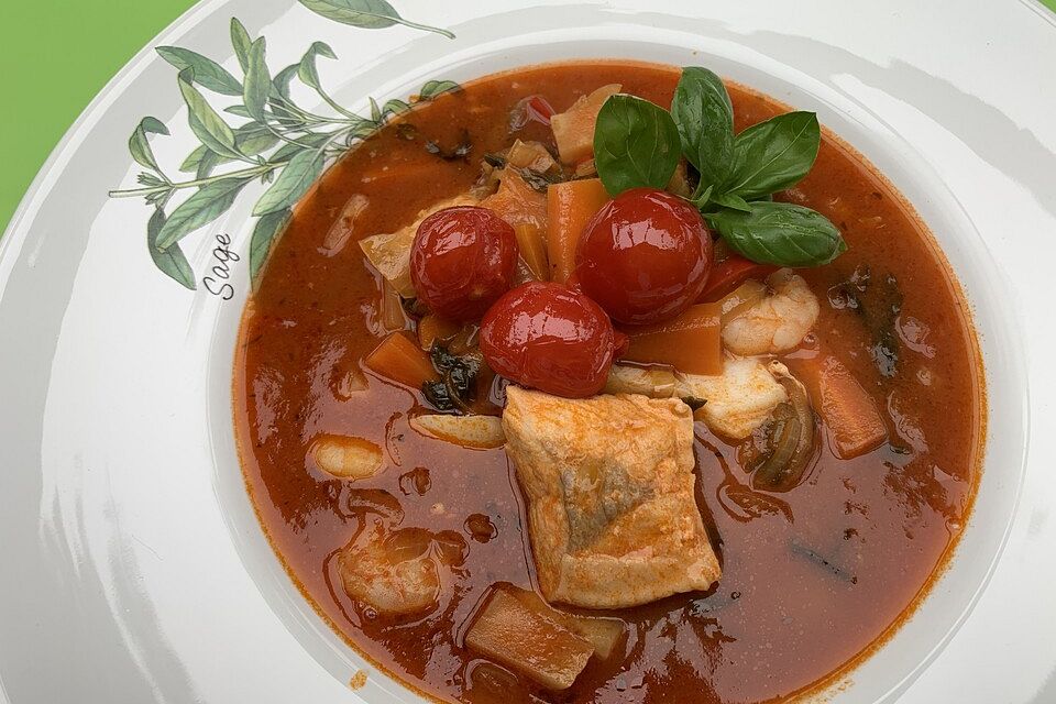 Mediterrane Fischsuppe