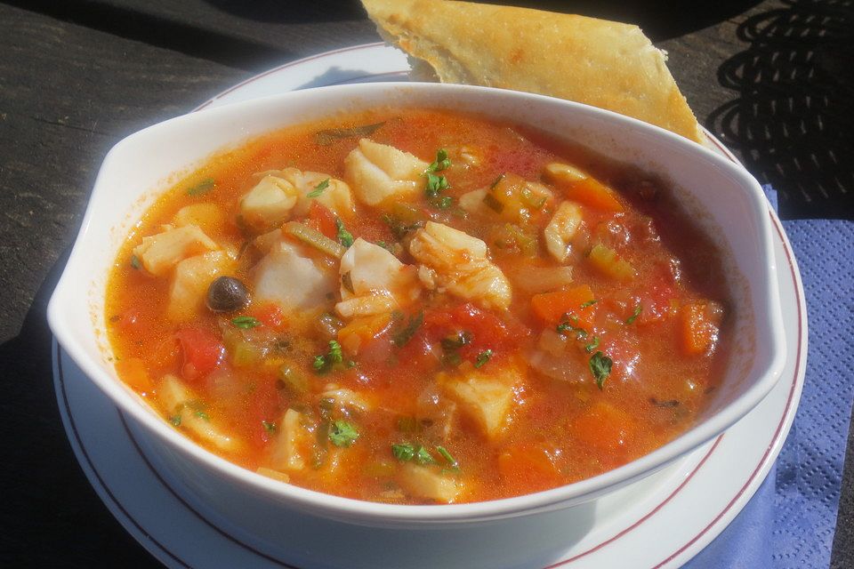 Mediterrane Fischsuppe