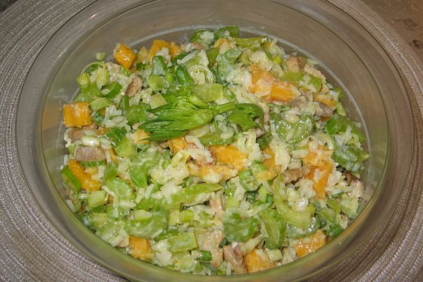 Reissalat mit Hähnchen von blulichblau | Chefkoch
