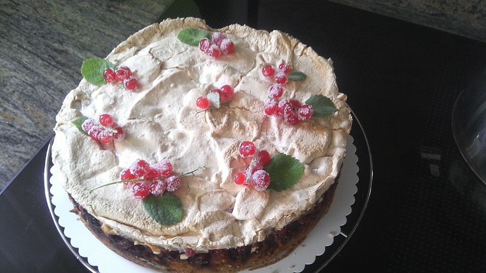 Johannisbeer-Nuss-Kuchen mit Baiser von hilda Johannisbeer-Nuss-Kuchen mit Baiser von hilda