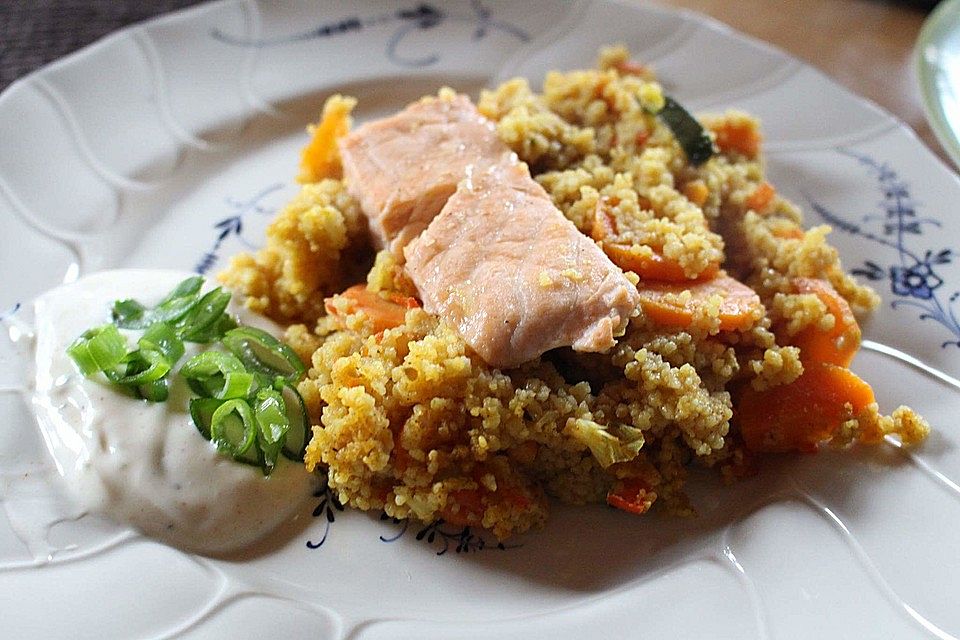 Lachs-Couscous-Päckchen