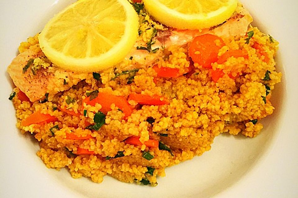 Lachs-Couscous-Päckchen