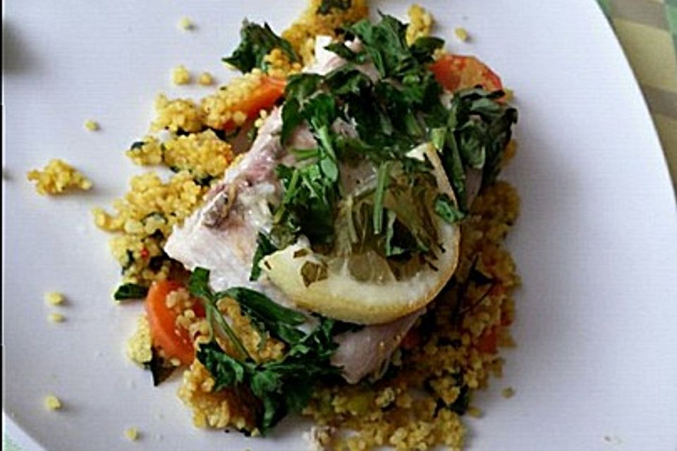 Lachs-Couscous-Päckchen