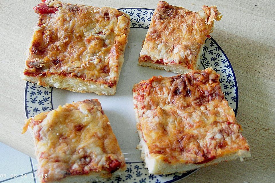 Quark - Öl - Teig für Pizza