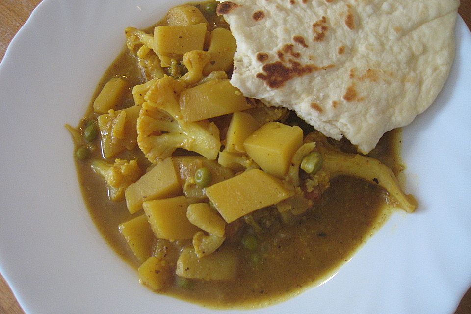 Kartoffel - Blumenkohl - Curry