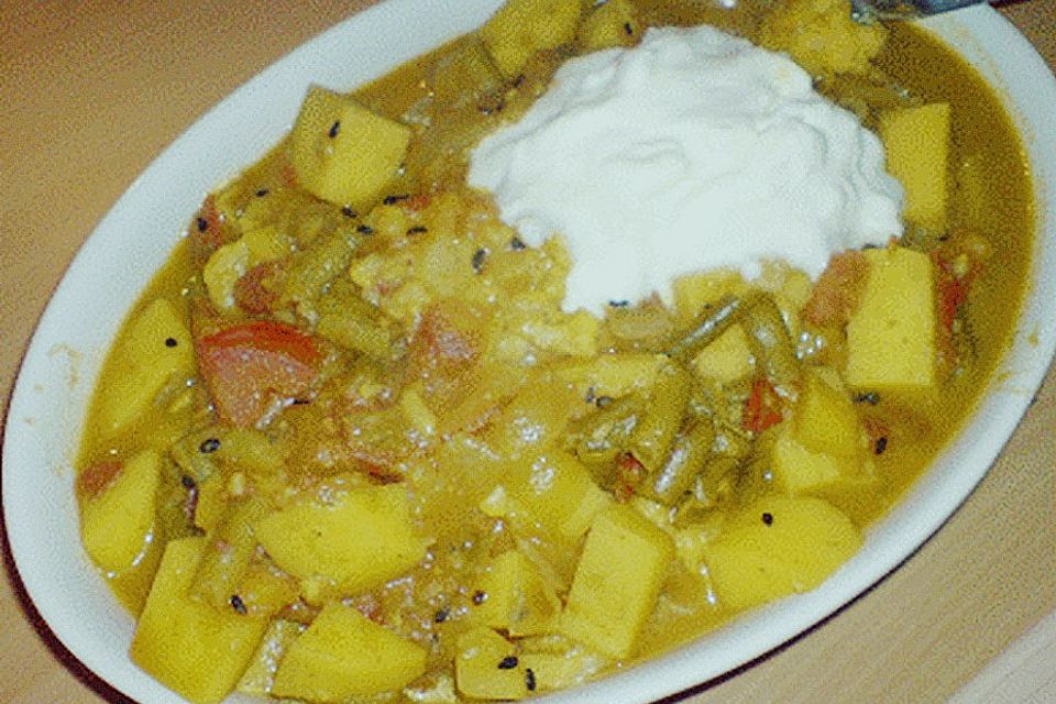 Kartoffel - Blumenkohl - Curry