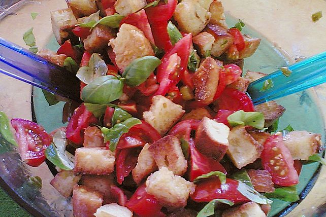 Italienischer Tomaten - Brot - Salat von bernaugirl| Chefkoch