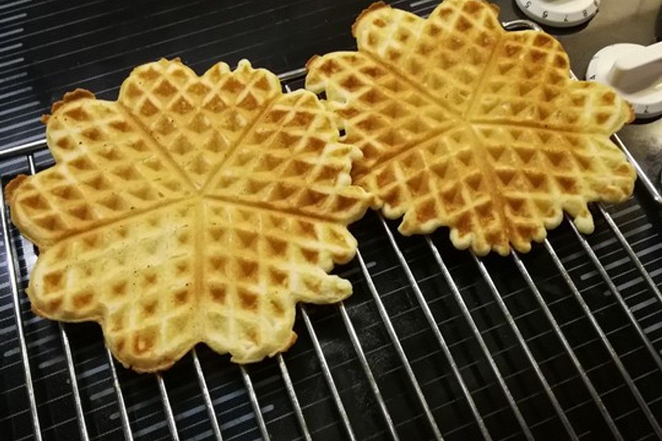 Knusprige Waffeln