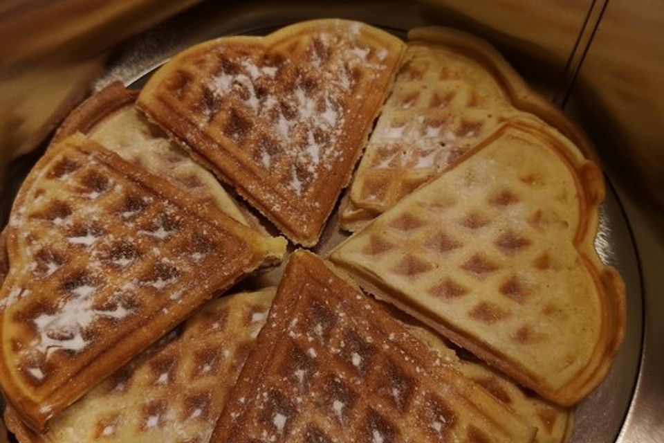 Knusprige Waffeln