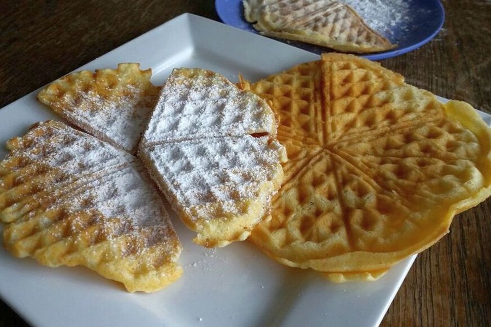 Knusprige Waffeln