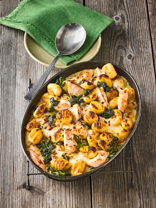 Rezept Kuerbis Gnocchi Auflauf