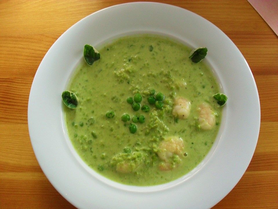 Erbsensuppe mit Shrimps von Corela1| Chefkoch