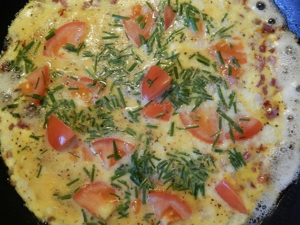 Rührei mit Tomaten, Schinken und Schafskäse von epscheiderkuechenfee76 ...