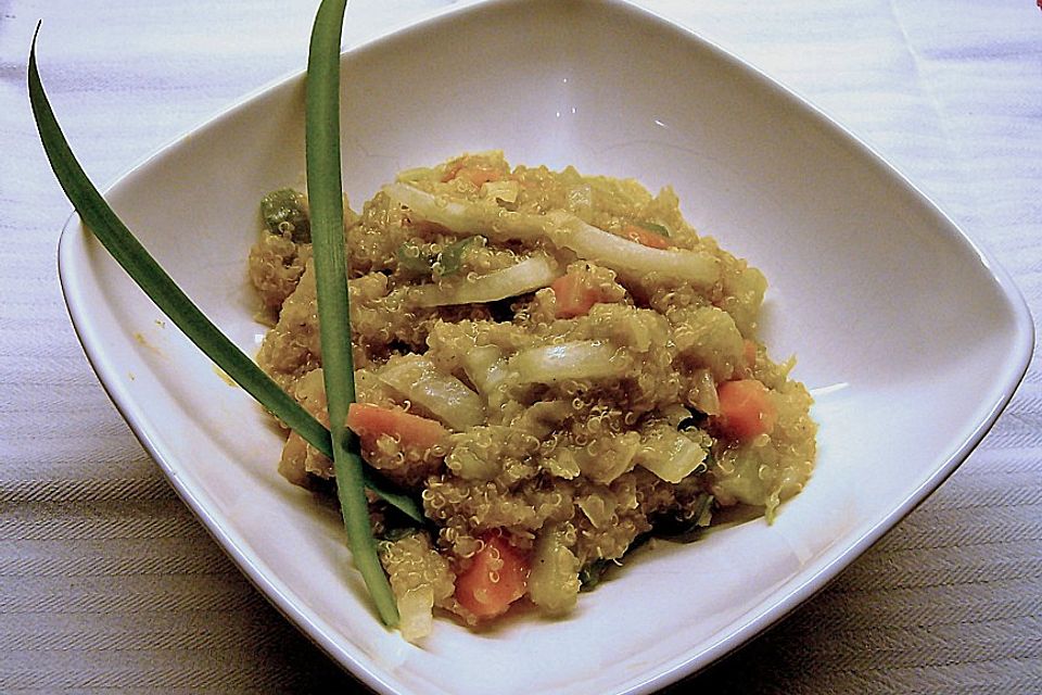 Quinoa mit asiatischem Hauch