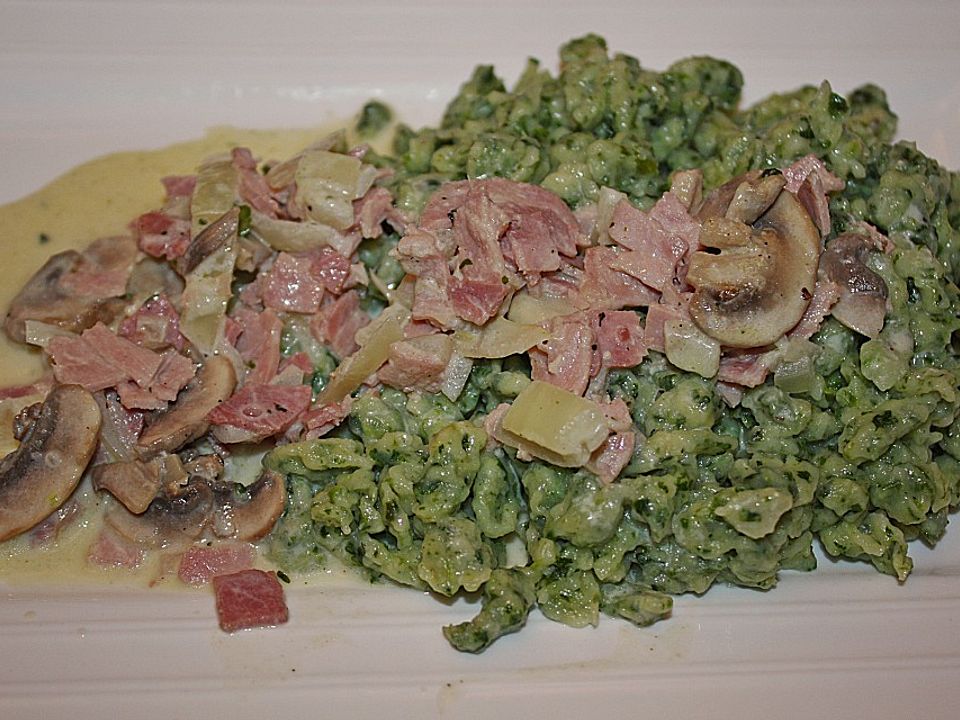 Spinatspätzle mit Soße von ola01 | Chefkoch