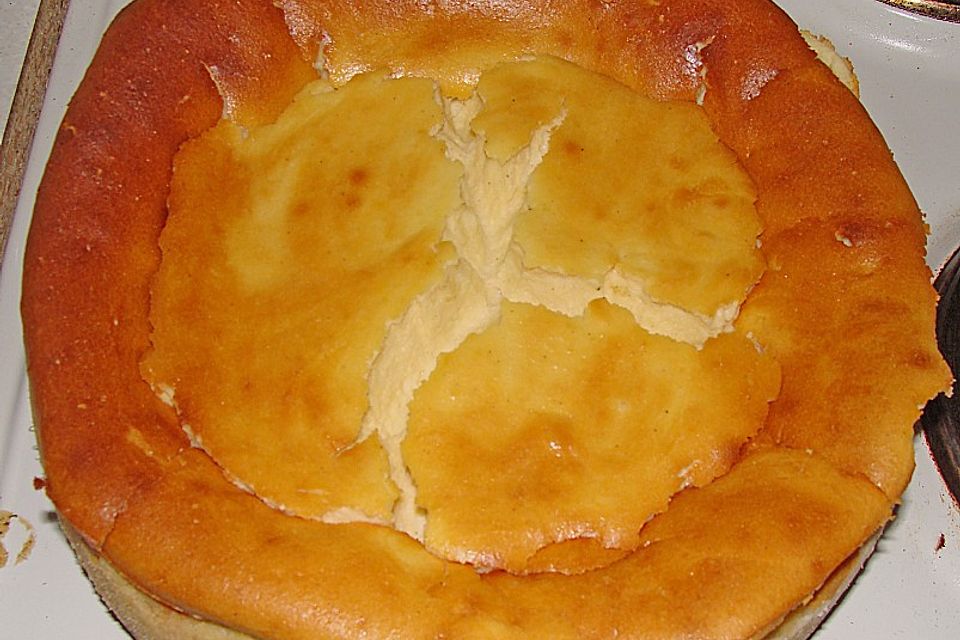 Vanilliger Käsekuchen