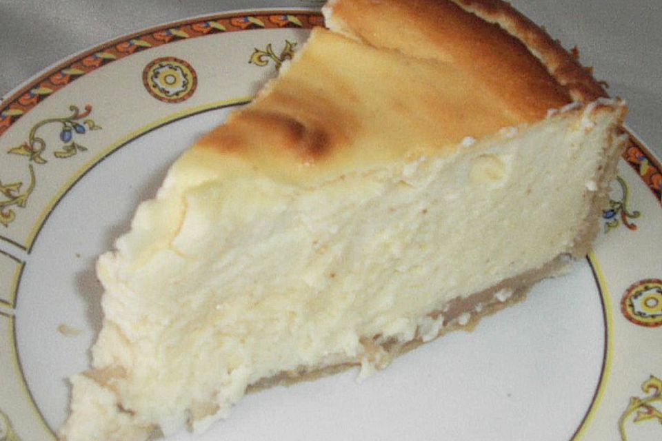 Vanilliger Käsekuchen