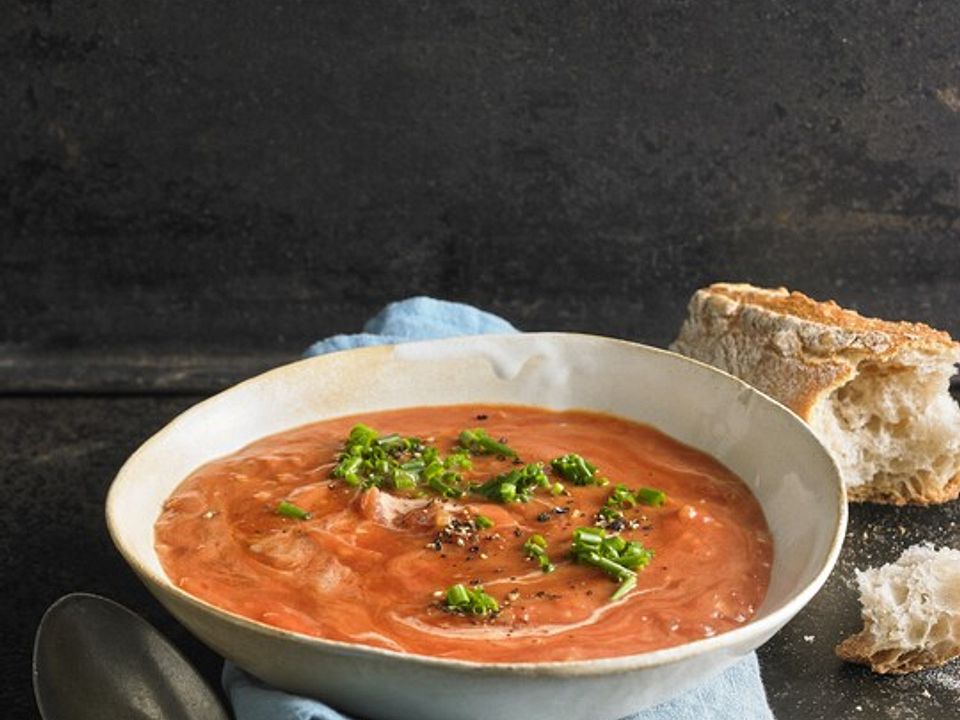 Schnelle Tomatensuppe