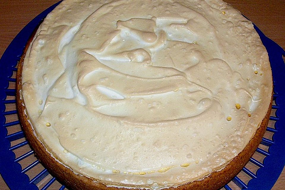 Birnenkuchen mit Baiser