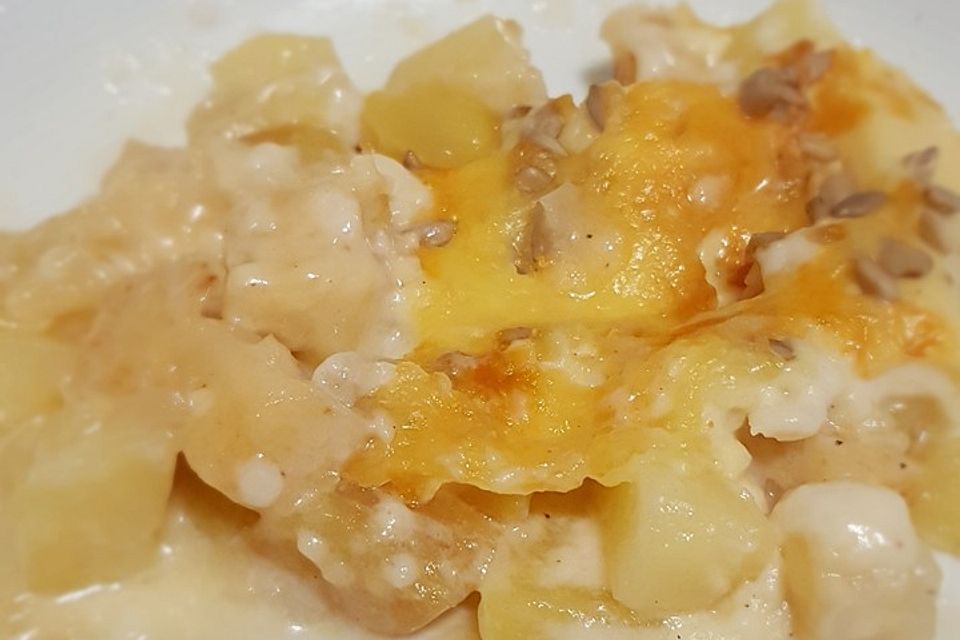 Kartoffel - Sellerie - Apfel - Gratin