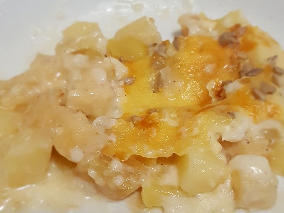 Kartoffel - Sellerie - Apfel - Gratin von Cappuccino| Chefkoch