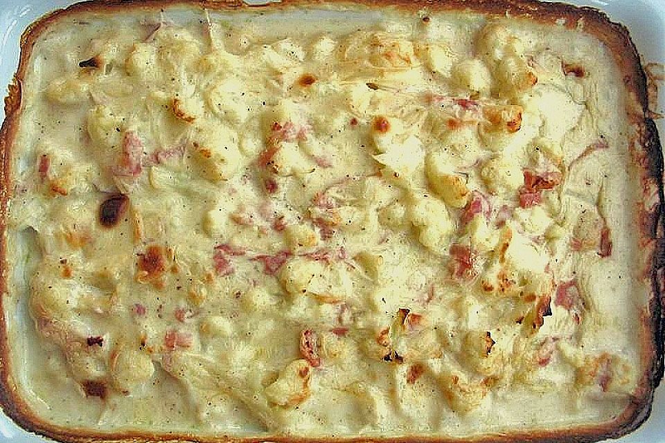 Brokkoli Blumenkohl Gratin