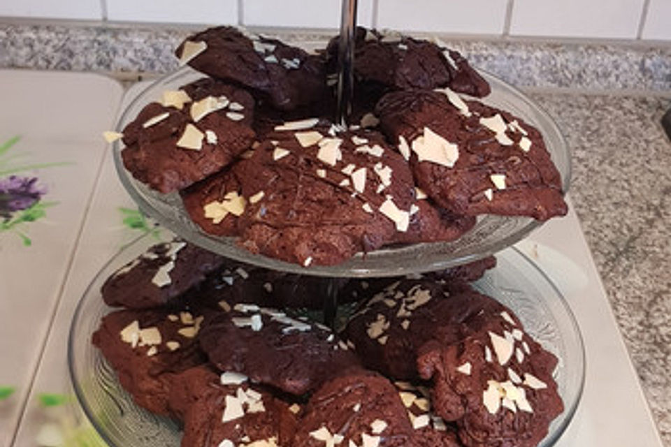 Chewy Chocolate Creamcheese Cookies