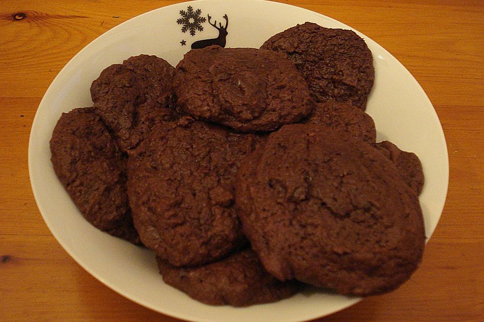 Chewy Chocolate Creamcheese Cookies