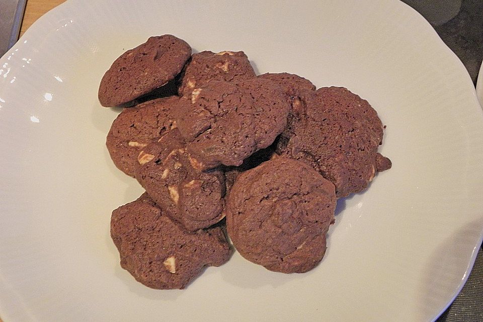 Chewy Chocolate Creamcheese Cookies